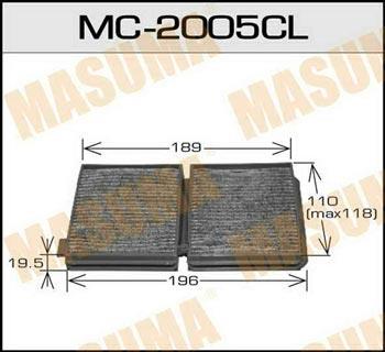 Masuma MC-2005CL Filter, interior air MC2005CL