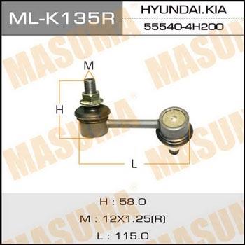 Masuma ML-K135R Rod/Strut, stabiliser MLK135R
