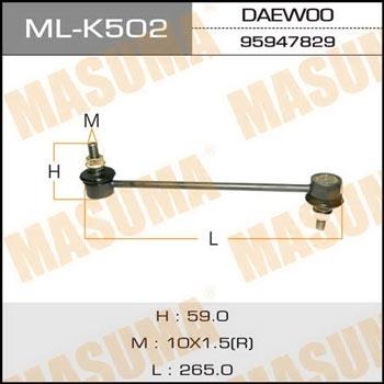 Masuma ML-K502 Rod/Strut, stabiliser MLK502
