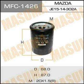 Masuma MFC-1426 Oil Filter MFC1426
