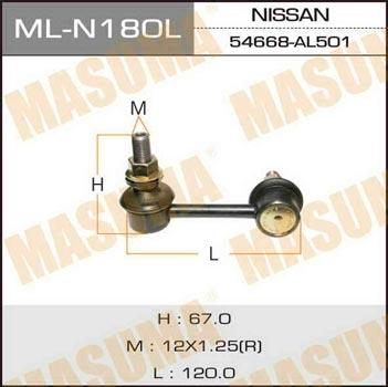 Masuma ML-N180L Rod/Strut, stabiliser MLN180L