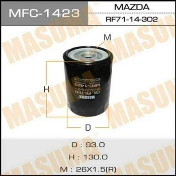 Masuma MFC-1423 Oil Filter MFC1423