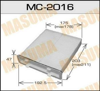 Masuma MC-2016 Filter, interior air MC2016