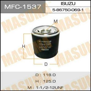 Masuma MFC-1537 Oil Filter MFC1537
