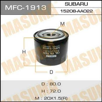 Masuma MFC-1913 Oil Filter MFC1913