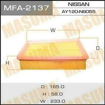 Masuma MFA-2137 Air filter MFA2137