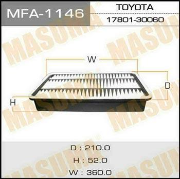 Masuma MFA-1146 Air filter MFA1146