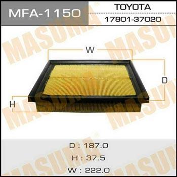 Masuma MFA-1150 Air filter MFA1150