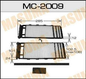 Masuma MC-2009 Filter, interior air MC2009