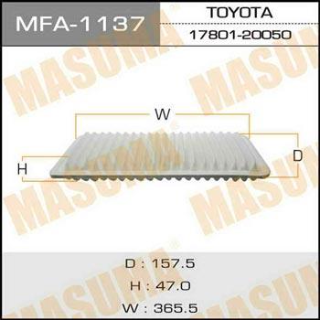 Masuma MFA-1137 Air filter MFA1137