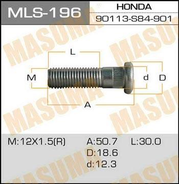 Masuma MLS-196 Wheel Stud MLS196