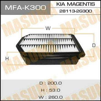 Masuma MFA-K300 Air filter MFAK300