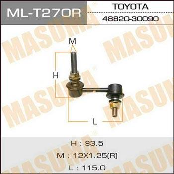 Masuma ML-T270R Rod/Strut, stabiliser MLT270R