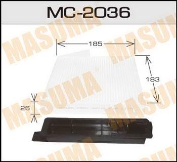 Masuma MC-2036 Filter, interior air MC2036