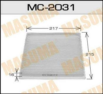 Masuma MC-2031 Filter, interior air MC2031