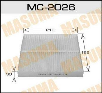 Masuma MC-2026 Filter, interior air MC2026