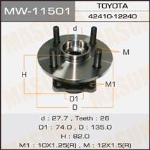 Masuma MW-11501 Wheel Bearing Kit MW11501