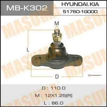 Masuma MB-K302 Ball joint MBK302