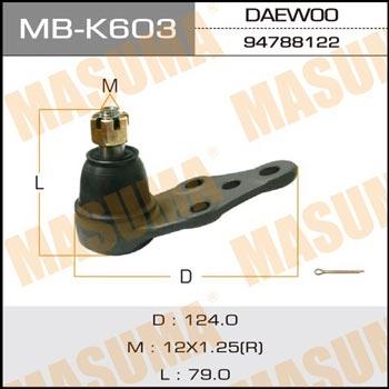 Masuma MB-K603 Ball joint MBK603