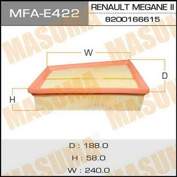 Masuma MFA-E422 Air filter MFAE422