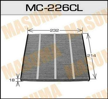 Masuma MC-226CL Activated Carbon Cabin Filter MC226CL