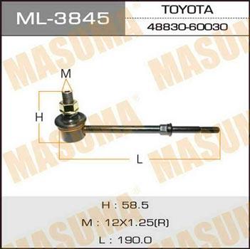 Masuma ML-3845 Rod/Strut, stabiliser ML3845