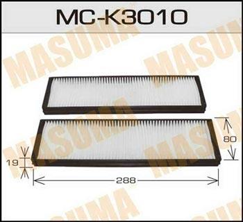 Masuma MC-K3010 Filter, interior air MCK3010