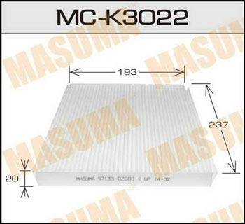 Masuma MC-K3022 Filter, interior air MCK3022