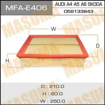 Masuma MFA-E406 Air filter MFAE406