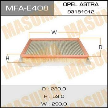 Masuma MFA-E408 Air filter MFAE408