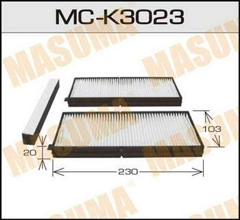 Masuma MC-K3023 Filter, interior air MCK3023