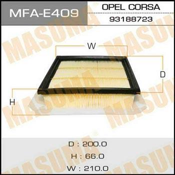 Masuma MFA-E409 Air filter MFAE409
