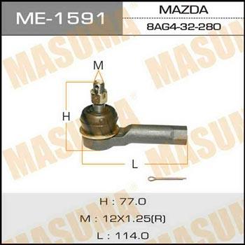 Masuma ME-1591 Tie Rod End ME1591
