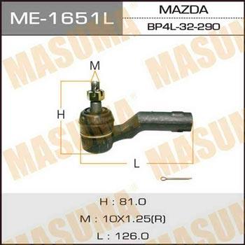 Masuma ME-1651L Tie rod end left ME1651L