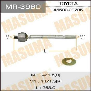 Masuma MR-3980 Inner Tie Rod MR3980