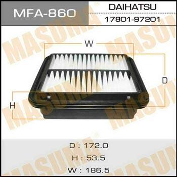 Masuma MFA-860 Air filter MFA860
