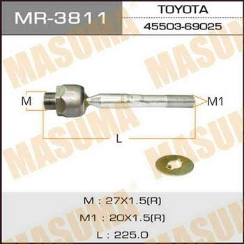 Masuma MR-3811 Inner Tie Rod MR3811