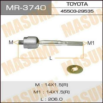 Masuma MR-3740 Inner Tie Rod MR3740