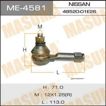Masuma ME-4581 Tie rod end ME4581