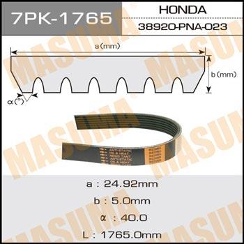 Masuma 7PK-1765 V-ribbed belt 7PK1765 7PK1765