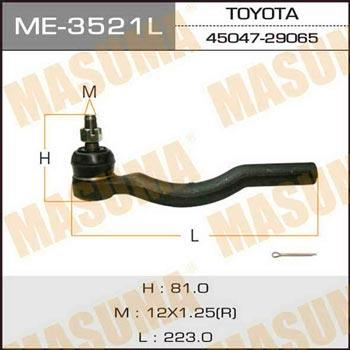 Masuma ME-3521L Tie rod end left ME3521L