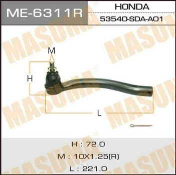 Masuma ME-6311R Tie rod end right ME6311R