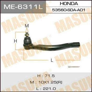Masuma ME-6311L Tie rod end left ME6311L