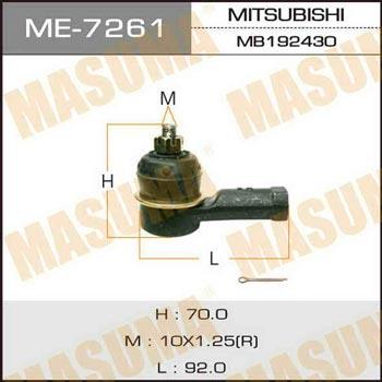 Masuma ME-7261 Tie rod end ME7261