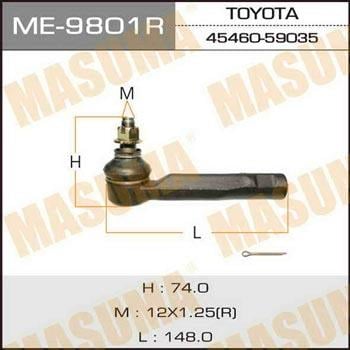 Masuma ME-9801R Tie rod end right ME9801R