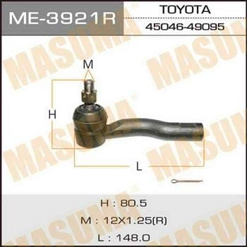 Masuma ME-3921R Tie rod end right ME3921R