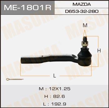 Masuma ME-1801R Tie rod end right ME1801R