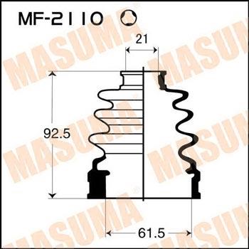 Masuma MF-2110 Bellow Set, drive shaft MF2110