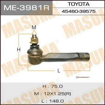 Masuma ME-3981R Tie rod end right ME3981R