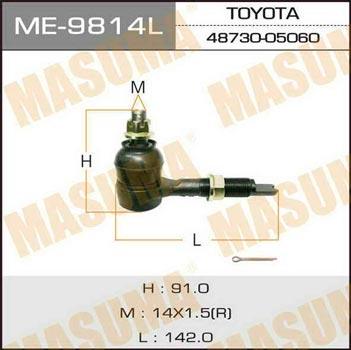Masuma ME-9814L Tie rod end left ME9814L